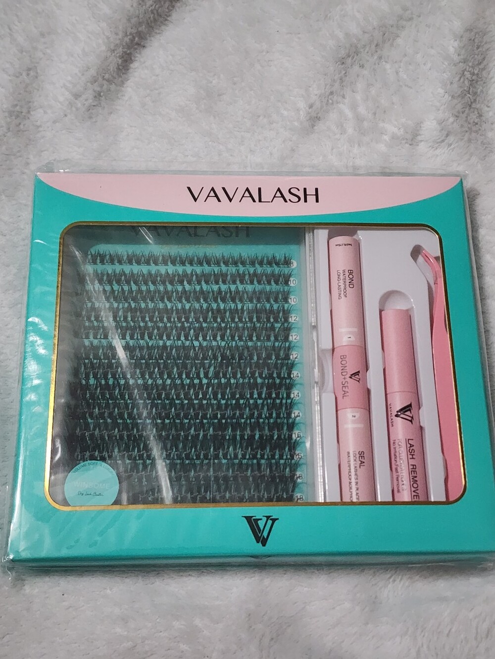 Pink Eyelash Extension Starter Kit - Pink/Black